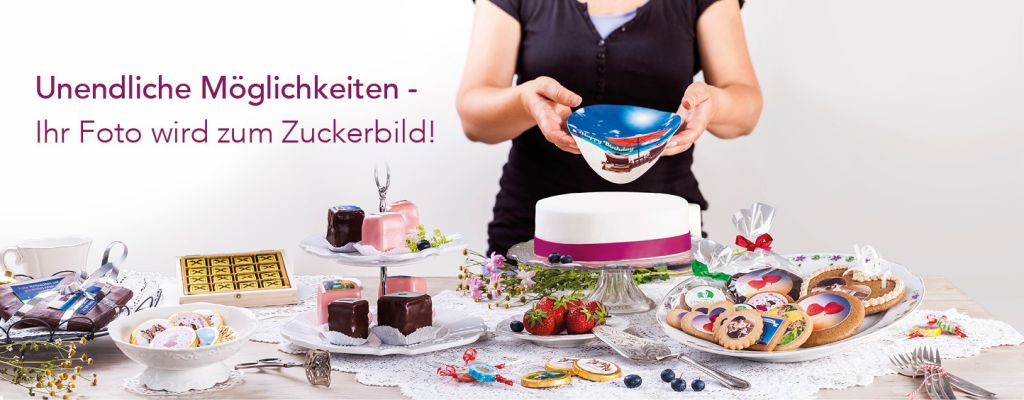 Tortenaufleger aus Zuckerbild