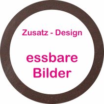 Zusatzdesign essbare Bilder