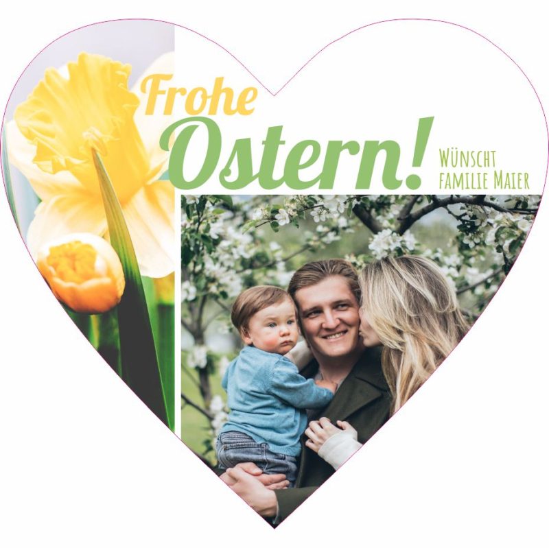 Tortenbilder Produktbild Ostern02 herzförmig