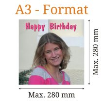 Produktbild essbare Bilder quadratisch A3