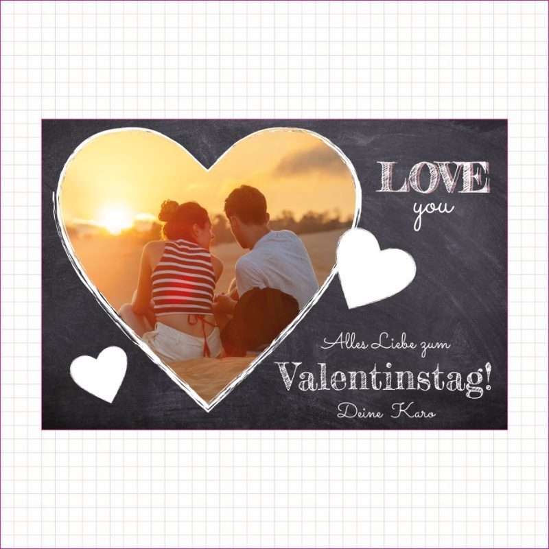 Tortenbilder Produktbild Valentine eckig 01