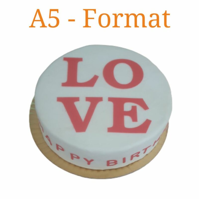 Produktbild Buchstaben ausgeschnitten A5 Format