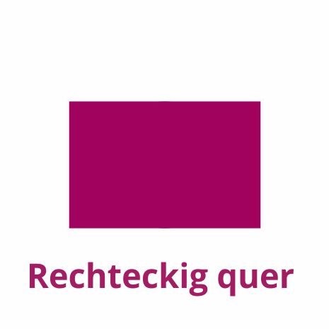 Auswahl Form rechteckig Querformat mit Text