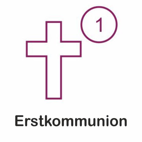 Icon Erstkommunion mit Text