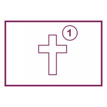 Erstkommunion rechteckig