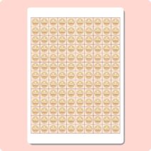 Essbare Aufleger quadratisch 25 x 25mm, 130 Stück pro Druckbogen