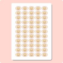 Essbare Aufleger oval 50 x 33mm, 50 Stück pro Druckbogen