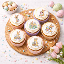 Comic Osterhasen Cupcake Aufleger
