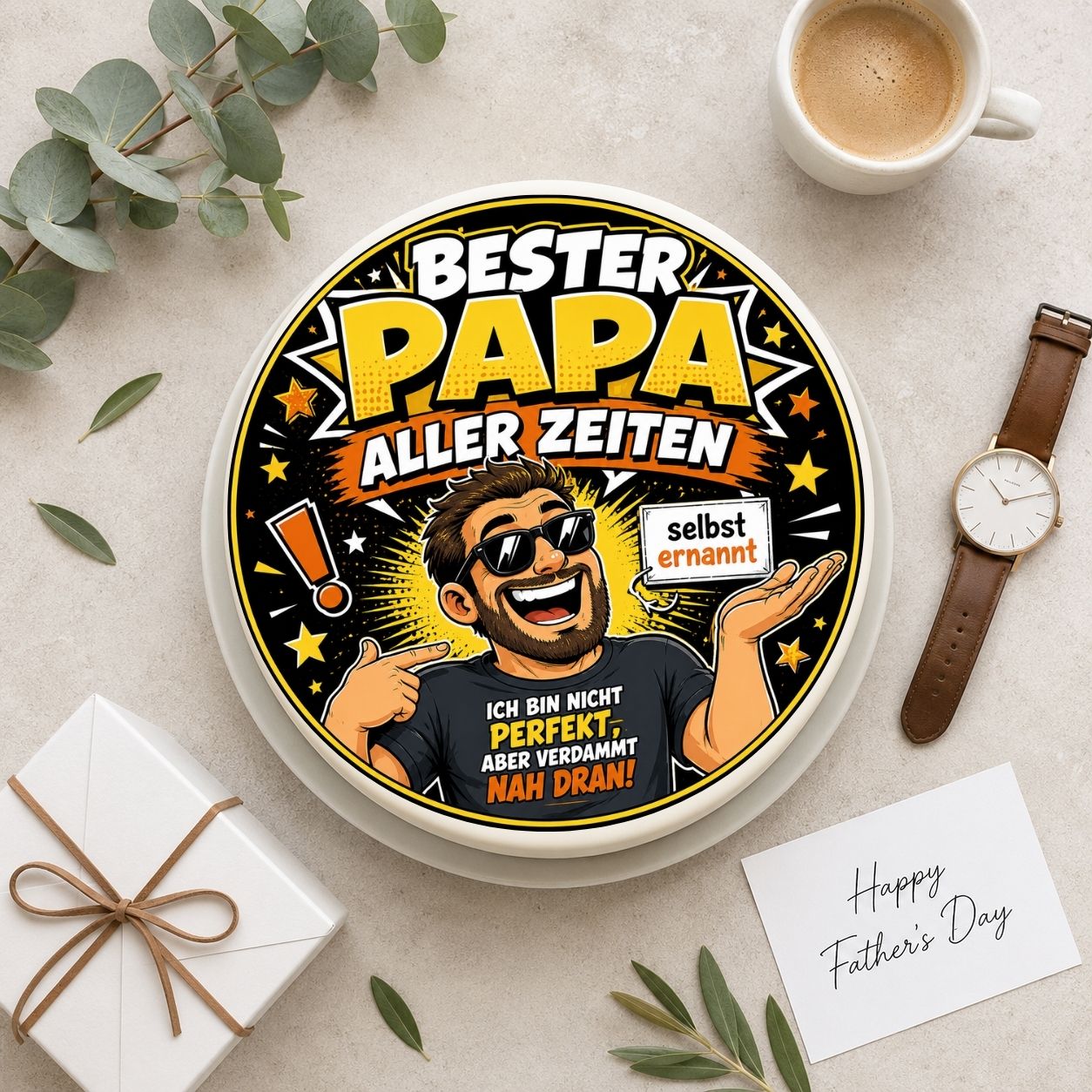Vatertag rund Bester Papa aller Zeiten