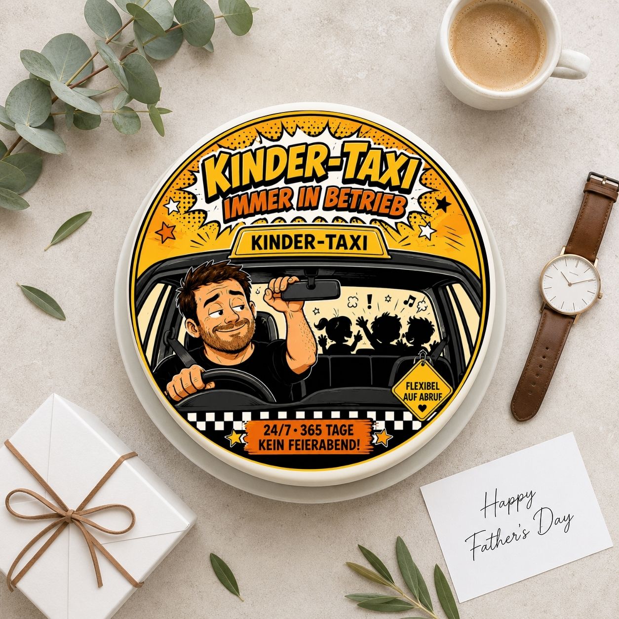 Vatertag rund Kinder-Taxi
